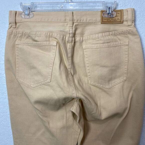 Lauren Jeans Co. By Ralph Lauren Lace Embellished Denim Jeans Size 8 - Picture 7 of 9